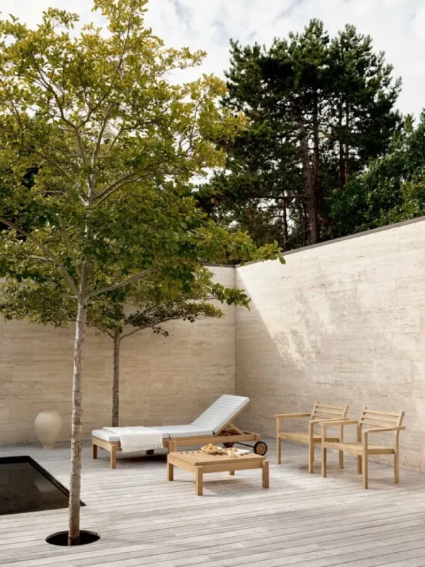 Carl Hansen & Su00f8n Terrassenmöbel^Carl Hansen & Søn AH603 Outdoor Liege, Teak