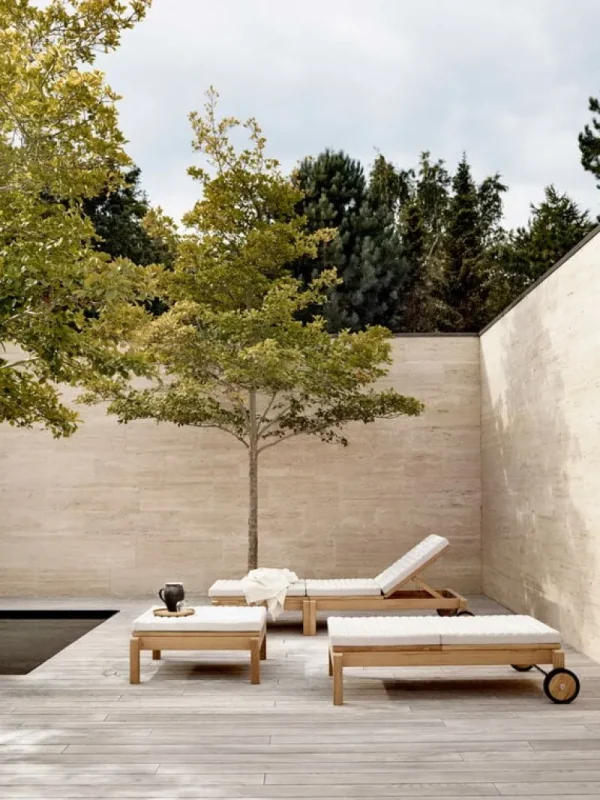 Carl Hansen & Su00f8n Terrassenmöbel^Carl Hansen & Søn AH603 Outdoor Liege, Teak