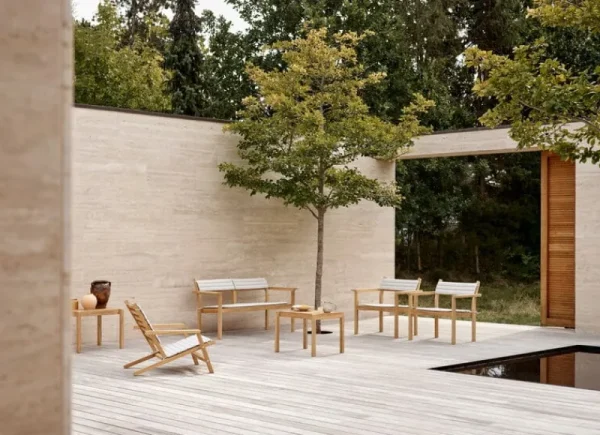 Carl Hansen & Su00f8n Outdoor-textilien^Carl Hansen & Søn AH601B Rückenkissen, Agora Life Oat