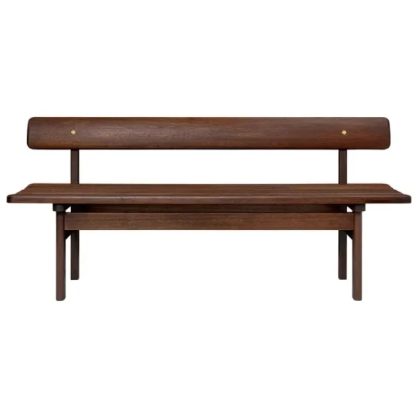 Fredericia Sitzgelegenheiten-Carl Hansen & Søn BM0699 Asserbo Bank m. Rückenlehne, 170 cm, Eukalyptus dkl. geöl