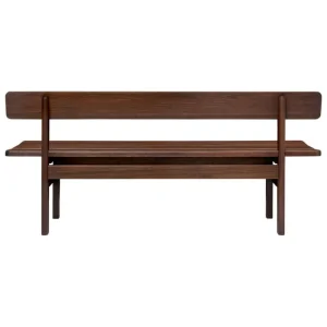 Fredericia Sitzgelegenheiten-Carl Hansen & Søn BM0699 Asserbo Bank m. Rückenlehne, 170 cm, Eukalyptus dkl. geöl