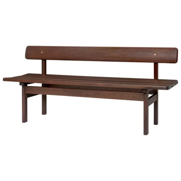 Fredericia Sitzgelegenheiten-Carl Hansen & Søn BM0699 Asserbo Bank m. Rückenlehne, 170 cm, Eukalyptus dkl. geöl