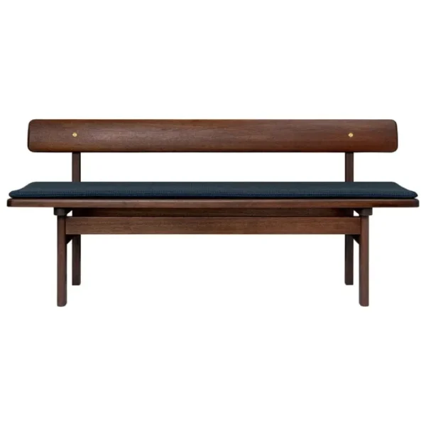 Fredericia Sitzgelegenheiten-Carl Hansen & Søn BM0699 Asserbo Bank m. Rückenlehne, 170 cm, Eukalyptus dkl. geöl