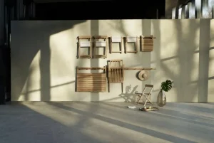 Carl Hansen & Su00f8n Terrassenmöbel | Sitzgelegenheiten^Carl Hansen & Søn BM4570 Stuhl, Teakholz – Cremeweiß