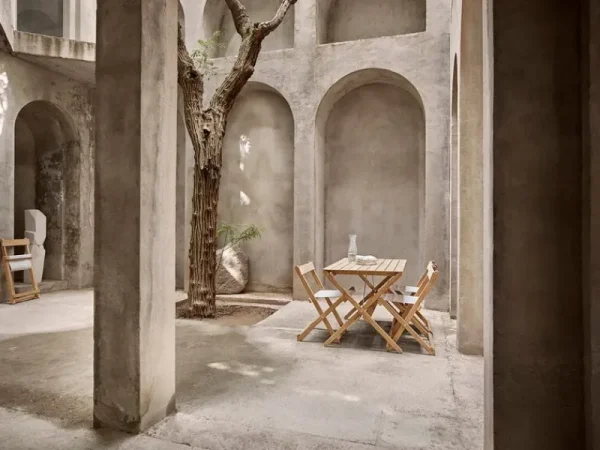 Carl Hansen & Su00f8n Terrassenmöbel | Sitzgelegenheiten^Carl Hansen & Søn BM4570 Stuhl, Teakholz – Cremeweiß