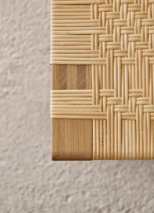 Woud Tische | Sitzgelegenheiten-Carl Hansen & Søn BM0488L Table Bench Beistelltisch, Lang, Eiche Geölt - Rattan