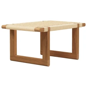 Skagerak Tische | Sitzgelegenheiten-Carl Hansen & Søn BM0489S Tischbank, kurz, Eiche geölt - Papierkordel