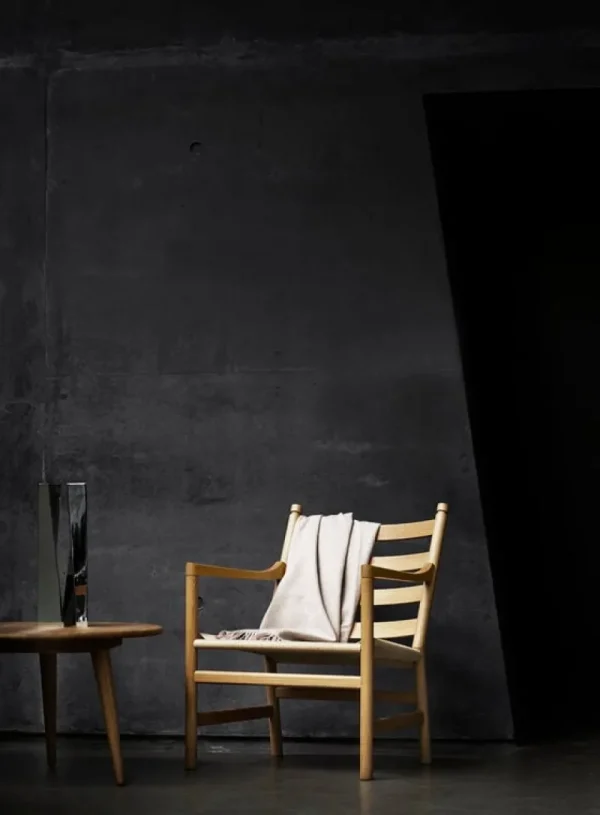 Carl Hansen & Su00f8n Tische-Carl Hansen & Søn CH008 Couchtisch, 78 cm, Eiche Geölt