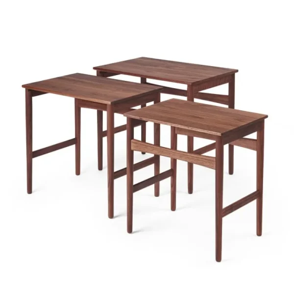 HAY Tische-Carl Hansen & Søn CH004 Satztische, geölter Nussbaum
