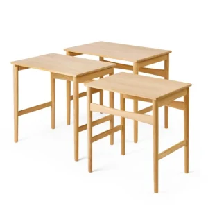 Woud Tische-Carl Hansen & Søn CH004 Satztische, geölte Eiche