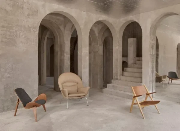 Yrju00f6 Kukkapuro Sitzgelegenheiten-Carl Hansen & Søn CH07 Shell Loungesessel, Eiche geölt – schwarzes Leder Thor 301