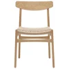 Carl Hansen & Su00f8n Sitzgelegenheiten-Carl Hansen & Søn CH23 Stuhl, Eiche geölt – Naturkordel