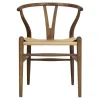 HAY Sitzgelegenheiten-Carl Hansen & Søn CH24 Wishbone Stuhl, Eiche geräuchert und geölt - Naturkordel