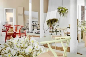 Carl Hansen & Su00f8n Sitzgelegenheiten-Carl Hansen & Søn CH24 Wishbone Stuhl, sanftes Zinngrau, Naturkordel