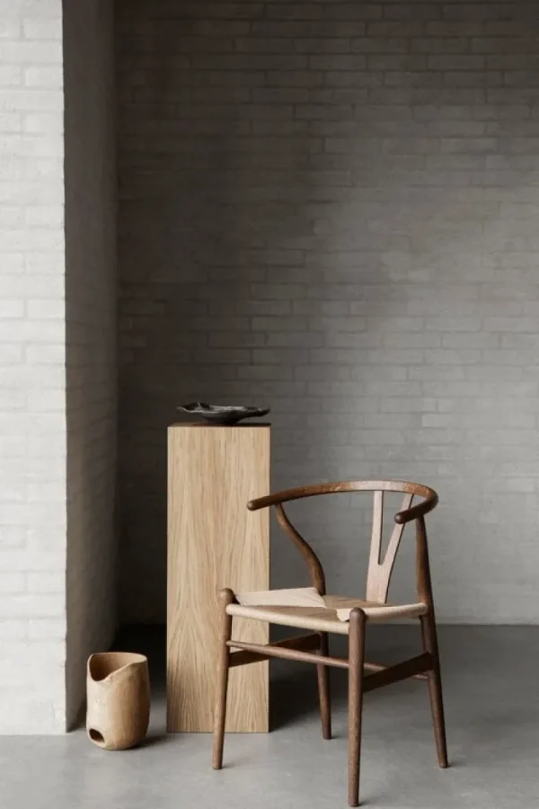 HAY Sitzgelegenheiten-Carl Hansen & Søn CH24 Wishbone Stuhl, Eiche geräuchert und geölt - Naturkordel