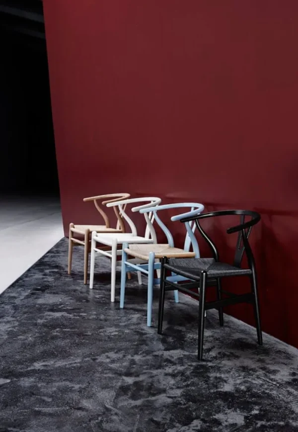 Carl Hansen & Su00f8n Sitzgelegenheiten-Carl Hansen & Søn CH24 Wishbone Stuhl, Buche geseift – Naturkordel