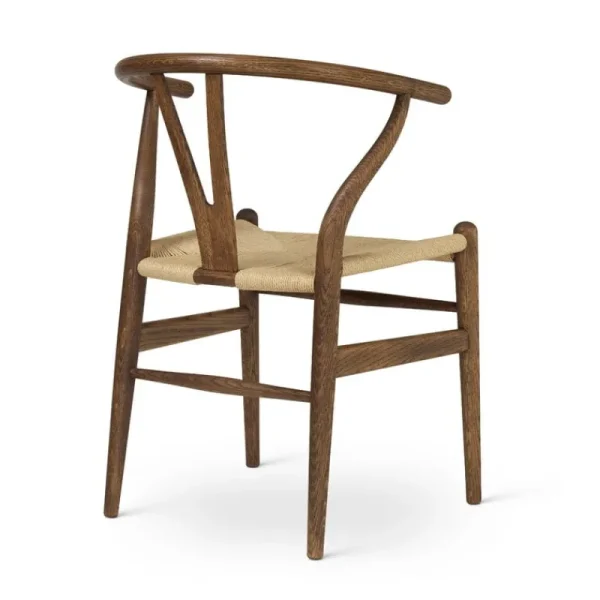 HAY Sitzgelegenheiten-Carl Hansen & Søn CH24 Wishbone Stuhl, Eiche geräuchert und geölt - Naturkordel