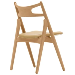 Ariake Sitzgelegenheiten-Carl Hansen & Søn CH29P Stuhl, Eiche geölt - Naturleder Thor 325