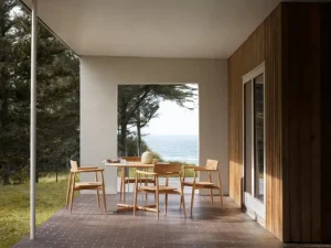 Carl Hansen & Su00f8n Terrassenmöbel^Carl Hansen & Søn Embrace E022 Esstisch, 110 cm, Teak