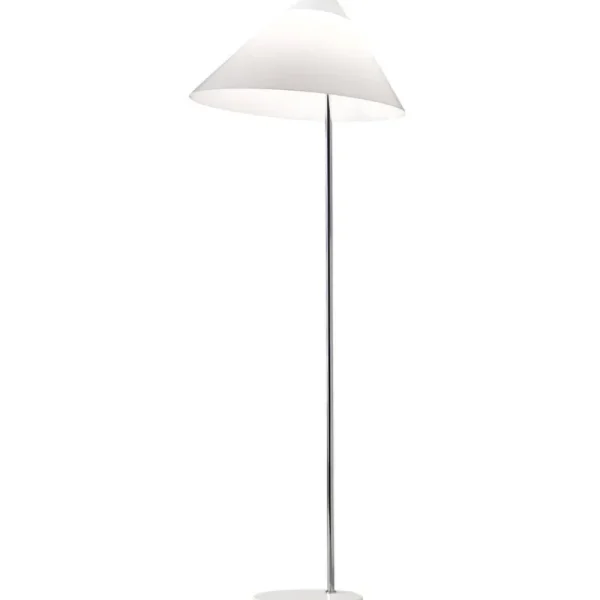 HAY Stehleuchten-Carl Hansen & Søn Opala Midi Stehleuchte, Weiß