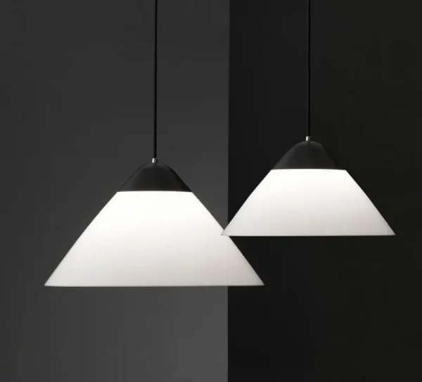 HAY Deckenleuchten-Carl Hansen & Søn Opala Mini Pendelleuchte, Schwarz