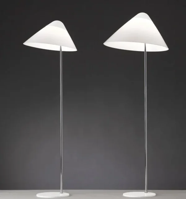 HAY Stehleuchten-Carl Hansen & Søn Opala Midi Stehleuchte, Weiß
