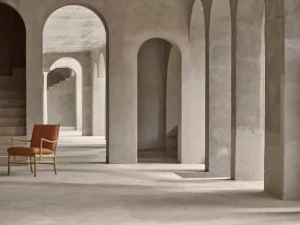 Carl Hansen & Su00f8n Sitzgelegenheiten-Carl Hansen & Søn OW149 Colonial Loungesessel, Eiche geölt - cognacbr. Leder Sif 9