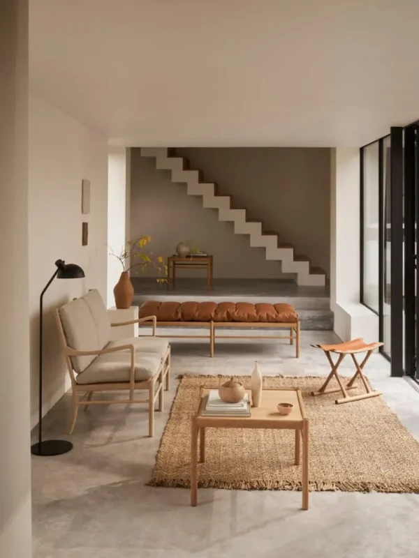 Carl Hansen & Su00f8n Tische-Carl Hansen & Søn OW449 Colonial Couchtisch, Eiche Geölt
