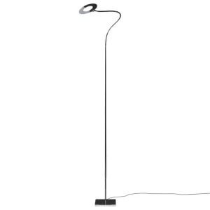 ferm LIVING Stehleuchten-Catellani & Smith Giulietta Stehleuchte, silber - schwarzer Ring