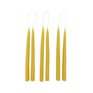 Audo Copenhagen Kerzen Und Kerzenhalter-Collaboratorio Candela Kerze, 23 cm, 6 Stück, Honigfarben