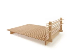 Collaboratorio Betten-Cubile 160 Bett, Buche