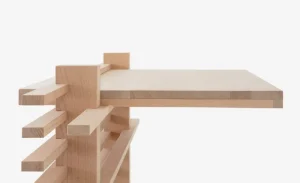 Collaboratorio Betten-Cubile 160 Bett, Buche