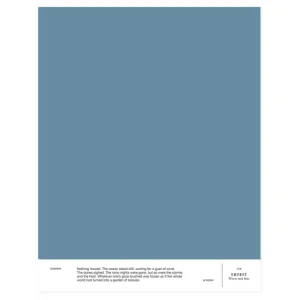 Cover Story Wandfarben^Farbmuster, 018 ERNEST – warmes Mittelblau
