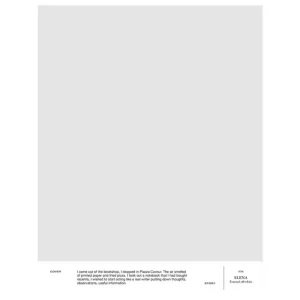 Cover Story Wandfarben^Farbmuster, 034 ELENA - vertrautes Cremeweiß