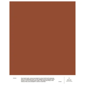 Cover Story Wandfarben^Farbmuster, 038 EDGAR - lebhaftes Terracotta