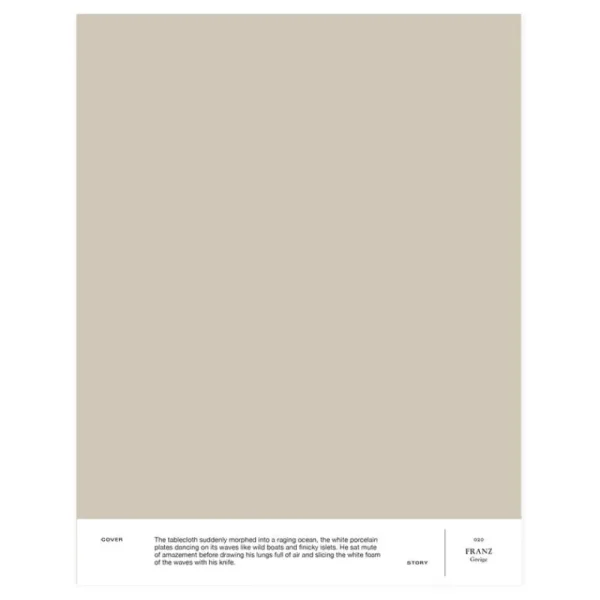 Cover Story Wandfarben^Farbmuster, 020 FRANZ – Greige