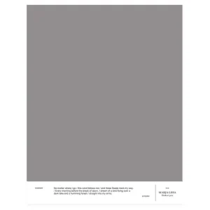 Cover Story Wandfarben^Farbmuster, 013 MARJA-LIISA – Darkest Grey