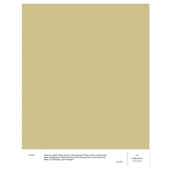 Cover Story Wandfarben^Farbmuster, 030 VIRGINIA – Straw Green