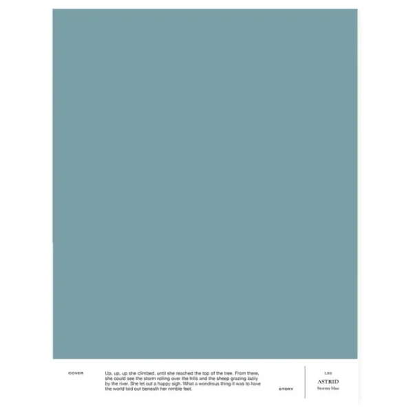 Cover Story Wandfarben^Farbmuster, LB2 ASTRID – Stormy Blue
