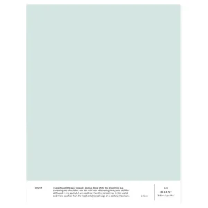 Cover Story Wandfarben^Innenfarbe, 9 L, LB1 AUGUST – Gelbliches Hellblau