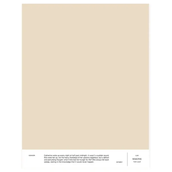 Cover Story Wandfarben^Innenfarbe, 9 L, LB6 SIMONE – Soft Sand