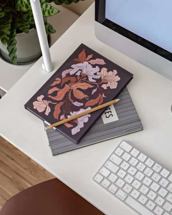 Cozy Publishing Schreibwaren^Cozy Flower Notizbuch, Pfirsichblüte
