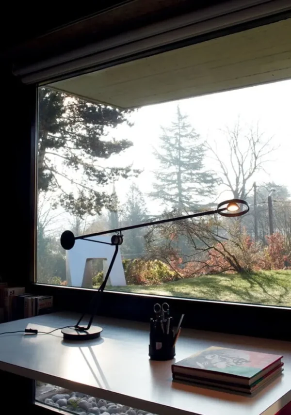 Flos Schreibtischlampen | Tischlampen-DCWéditions Aaro Tischleuchte, Schwarz