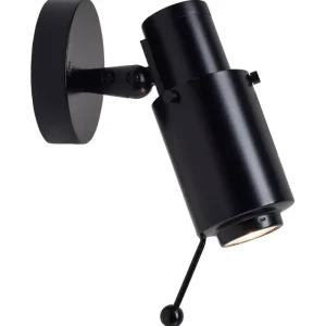 DCWu00e9ditions Wandleuchten-DCWéditions Biny Spot Wandleuchte mit Stab, Schwarz