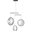 Tom Dixon Deckenleuchten-DCWéditions Focus X3 Pendelleuchte, Schwarz