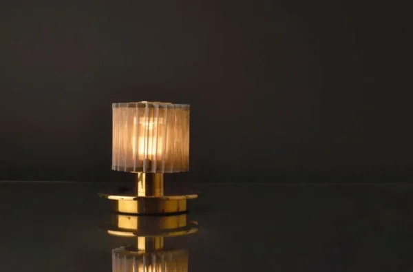 Audo Copenhagen Tischlampen | Tragbare Lampen-DCWéditions In The Sun Tischlampe, Gold – Silber