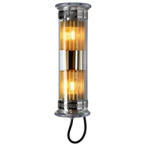 Louis Poulsen Wandleuchten-DCWéditions In The Tube 100-350 Mesh-Leuchte, Gold - Gold