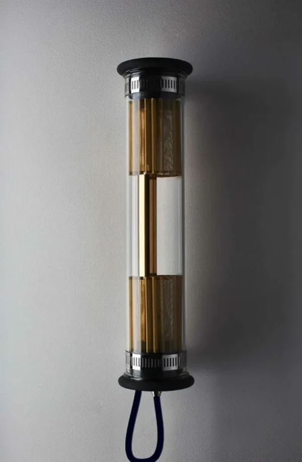 DCWu00e9ditions Wandleuchten-DCWéditions In The Tube 100-500 Mesh-Leuchte, Gold - Gold