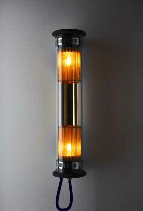 DCWu00e9ditions Wandleuchten-DCWéditions In The Tube 100-500 Mesh-Leuchte, Gold - Gold