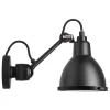DCWu00e9ditions Badezimmerbeleuchtung | Badezimmerbeleuchtung^DCWéditions Lampe Gras 304 Bathroom Wandleuchte, runder Schirm, Schwarz